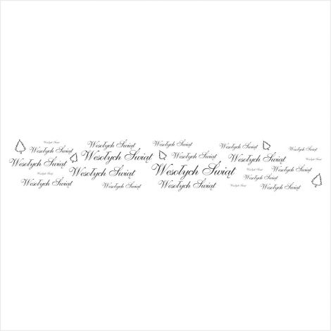 Stempel gumowy Crafty Moly Wesołych Świąt Border 2